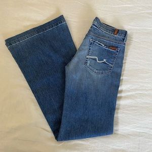 7 For All Mankind Ginger Flare Jeans 28